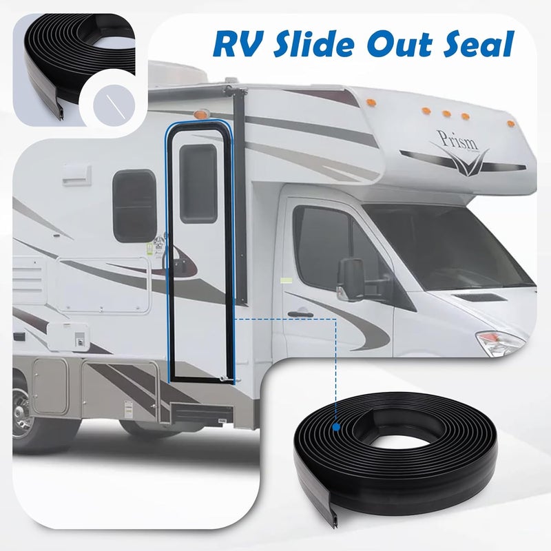SoCiMa 018-546 Door Window Channel Seal Mounts with Clip On Wiper W/2'Wiper-7/16'X3'X35 - Image 2